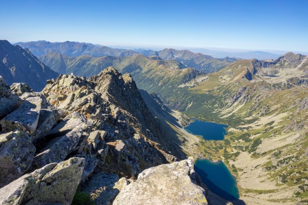 Panorama z Koprowego Wierchu w stronę Doliny Ciemnosmreczyńskiej